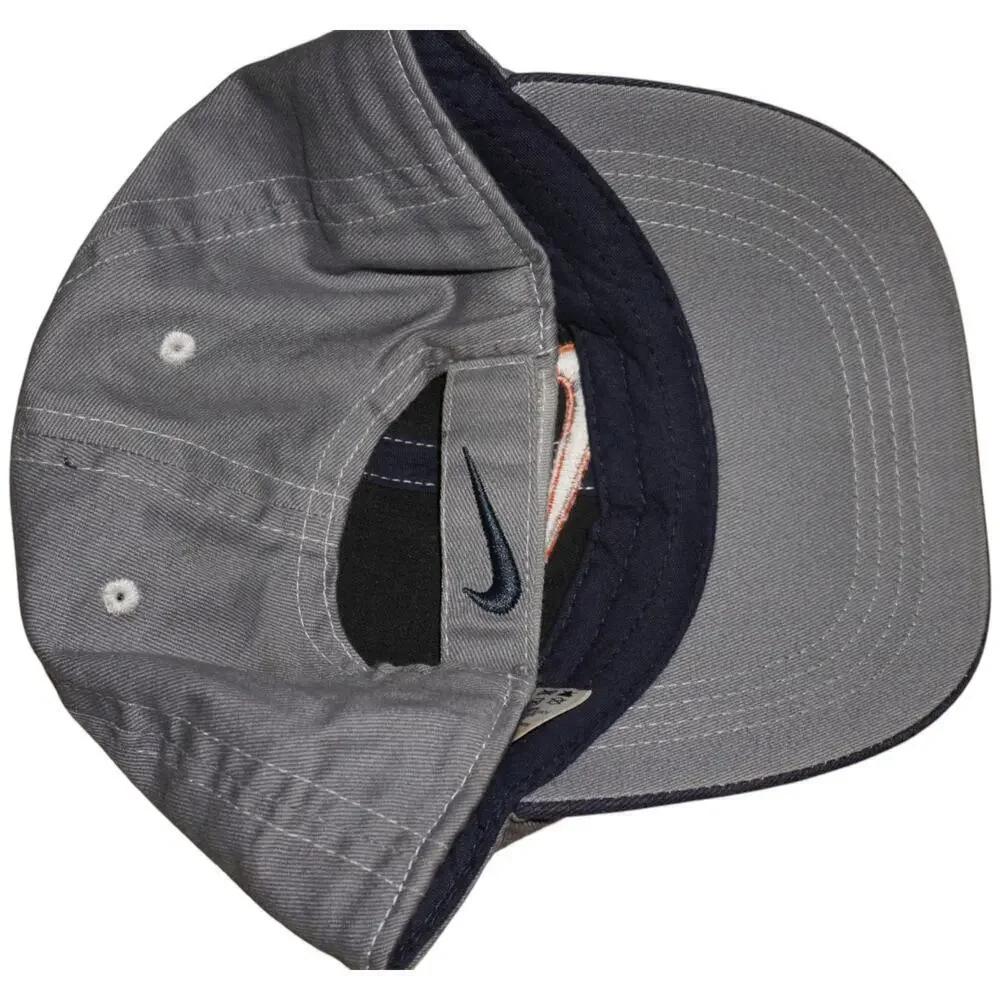 Vintage Nike Toddler Cap Two-Tone Gray & Navy Adjustable Strapback Hat